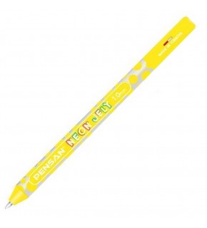 Pensan Jel Kalem Jely 1.0 MM Neon Sarı 2801 (1 Adet)