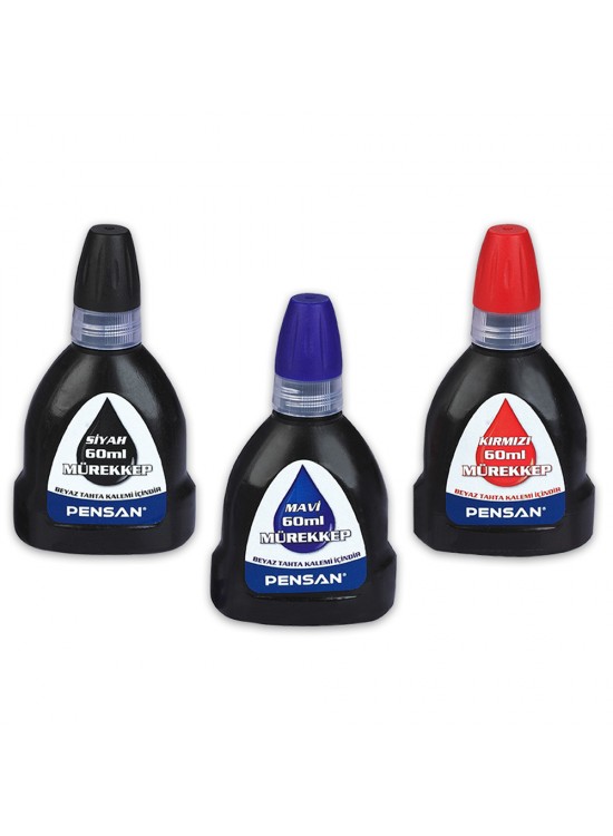 Pensan Tahta Kalem Mürekkebi 60 Ml Mavi 4007