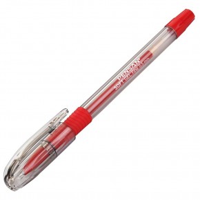 Pensan Tükenmez Kalem Soft Gel Fıne Kırmızı 0.5 MM 2420 (1 Adet)