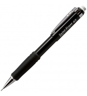 Pentel Versatil Kalem Twıst Metal Klipsli Büyük Boy Silgili 0.5 MM QE515-AX