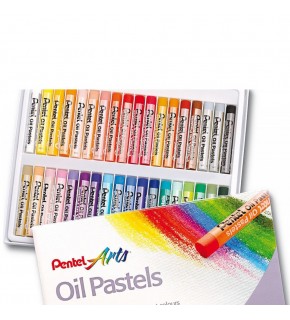 Pentel Yağlı Pastel 36 Renk PHN36