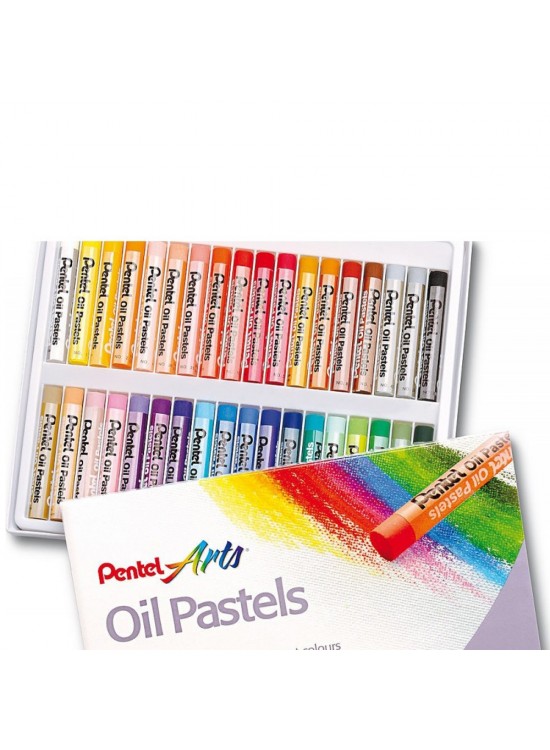 Pentel Yağlı Pastel 36 Renk PHN36
