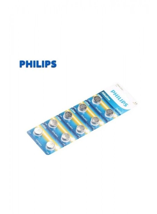 Philips Alkaline Pil 1.5V (lr44 / Lr1154) 10 Lu
