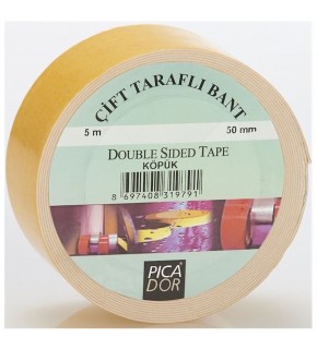 Picador Çift Taraflı Bant Pe Köpük Hotmelt Askısız 5x50 MM 4301