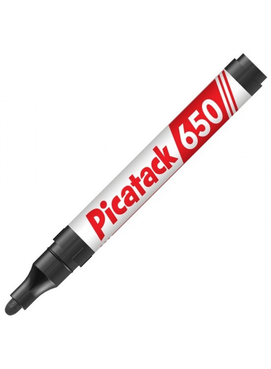 Picador Permanent Marker 1,5-3 MM Yuvarlak Uç Siyah 650 (1 Adet)