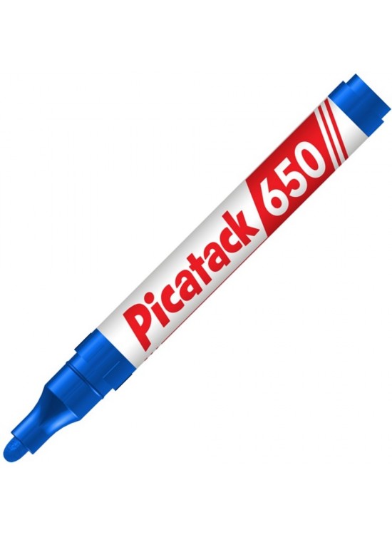 Picatack Permanent Marker 1,5-3 MM Yuvarlak Uç Mavi 650 (1 Adet)