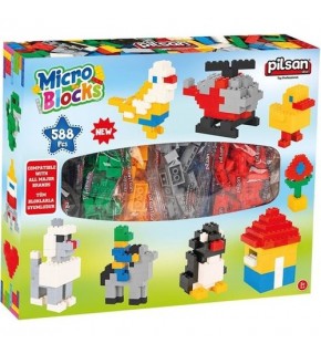 Pilsan Oyuncak Klasik Mikro Bloklar 588 Parça 03492