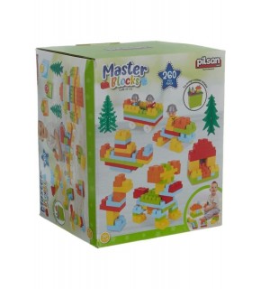 Pilsan Oyuncak Master Bloklar Aksesuarlı 260 Parça 03573