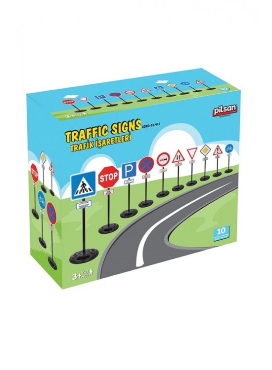 Pilsan Oyuncak Trafik İşaretleri 03415