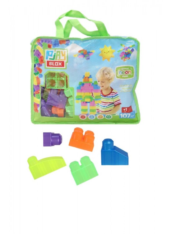 Play Blox Neon 107 Parça Çantalı 2960 00296