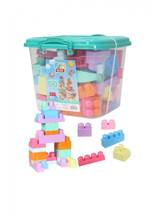 Play Blox Pastel 107 Parça Kovalı 3127 00312