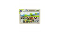 Play Wood Ahşap Eğitici Puzzle Araba Yarışı ONY-93/94/95/