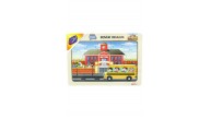 Play Wood Ahşap Eğitici Puzzle Benim Okulum ONY-101