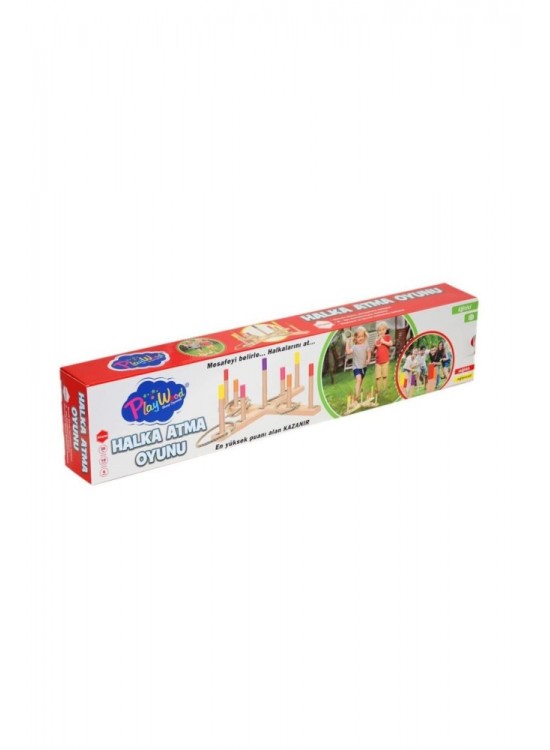 Play Wood Kutuda Ahşap Halka Atma Ony-352