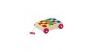 Play Wood Kutuda Ahşap Renkli Küp Bloklu Araba Ony-312