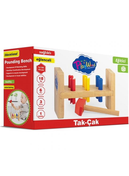 Play Wood Kutuda Ahşap Tak Çak ONY-306