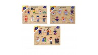 Playwood Ahşap Tutmalı Meslekler Ony-163/164/165
