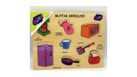 Playwood Ahşap Tutmalı Mutfak Gereçleri Ony-168/169
