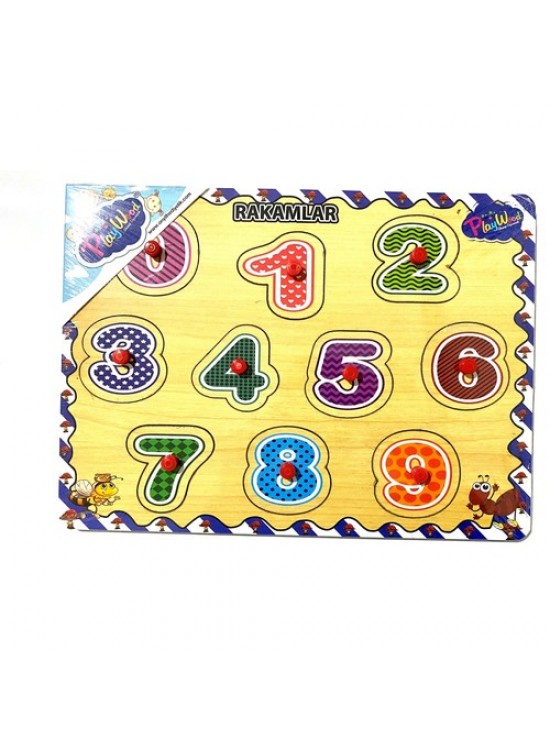 Playwood Ahşap Tutmalı Rakamlar Ony-206/207/208