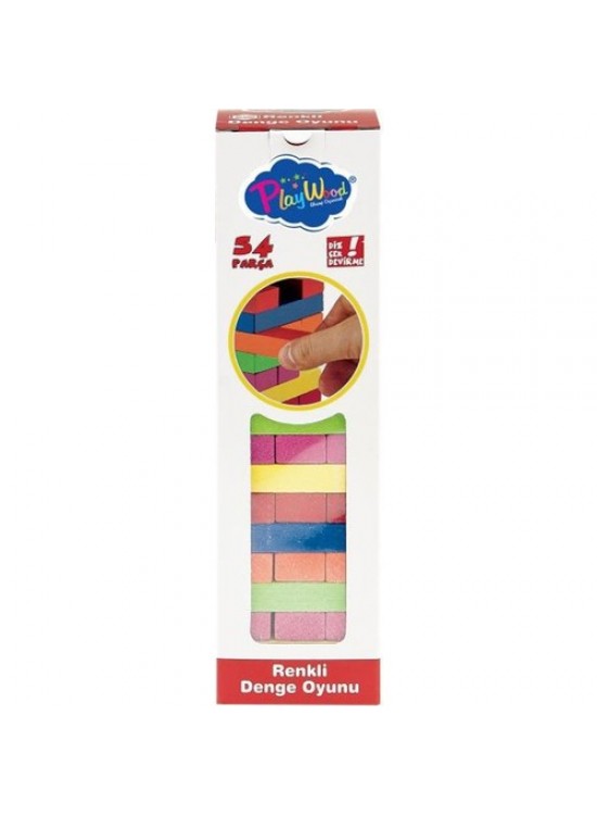 Playwood Kutuda Renkli Denge Oyunu Ony-310