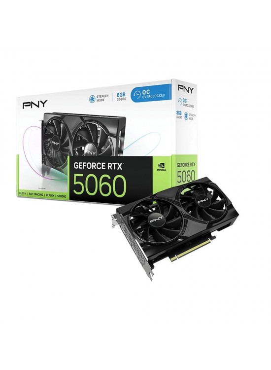 Pny GeForce RTX5060 8GB OC GDDR7 128Bit Siyah Gaming (Oyuncu) Ekran Kartı (VCG50608DFXPB1-O)
