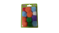 Ponpon Askılı Büyük Boy 3cm 12li