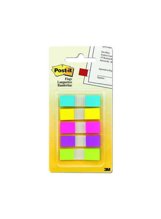 Post-it İndeks 20 YP 12x44 5 Renk 683-5 KP