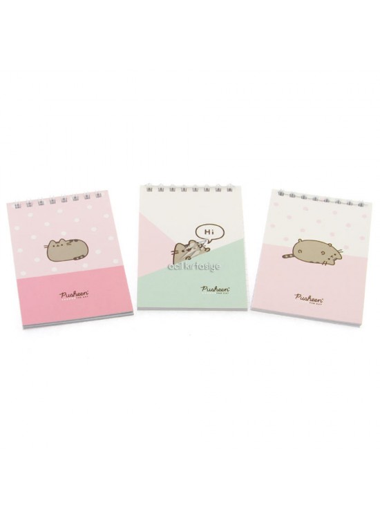 Pusheen Bloknot Spiralli 1 A7 42 Yp Çizgili