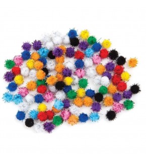 Puti Pon Pon Metalik 10 MM 4476