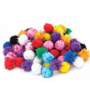 Puti Pon Pon Metalik 20 MM 4483