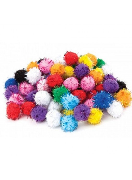 Puti Pon Pon Metalik 30 MM 4490