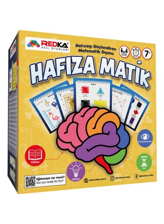 Redka Hafıza Matik RD5624 Akıl Zeka ve Strateji Oyunu, Matematik Geliştirme Oyunu, Kutu Oyunu
