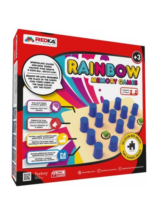 Redka Rainbow Rd5440 Akıl, Zeka ve Strateji Oyunu, Kutu Oyunu