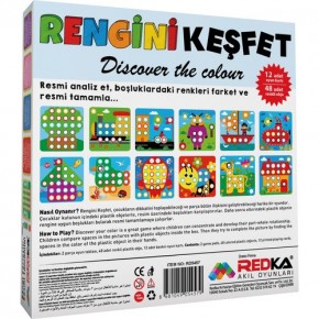 Redka Rengini Keşfet Rd5457 Akıl, Zeka ve Strateji Oyunu, Kutu Oyunu