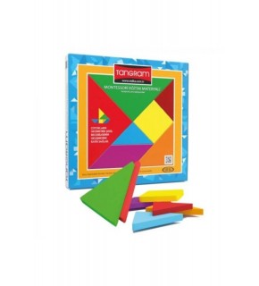 Redka Renkli Tangram 7 Li Kare Rd5144 Akıl, Zeka ve Strateji Oyunu, Kutu Oyunu