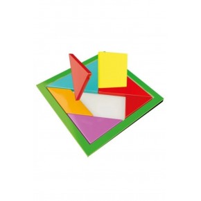 Redka Renkli Tangram 7 Li Kare Rd5144 Akıl, Zeka ve Strateji Oyunu, Kutu Oyunu
