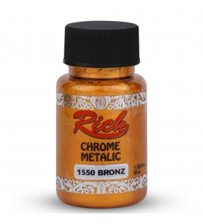 Rich Akrilik Boya Chrome Metalik 50 CC Bronz 1550