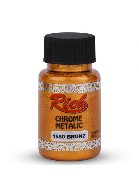 Rich Akrilik Boya Chrome Metalik 50 CC Bronz 1550