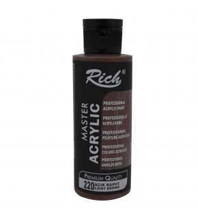 Rich Akrilik Boya Master 120 CC Açık Kahve 120-220