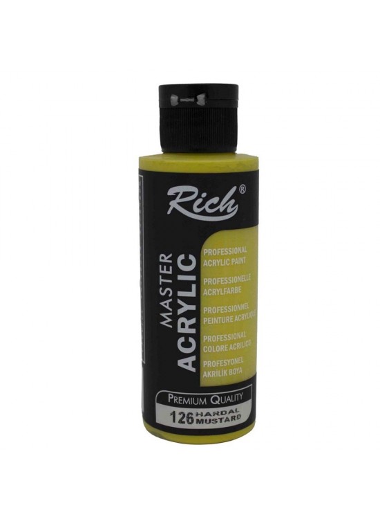 Rich Akrilik Boya Master 120 CC Hardal 120-126
