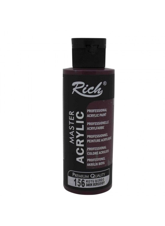 Rich Akrilik Boya Master 120 CC Koyu Bordo 156