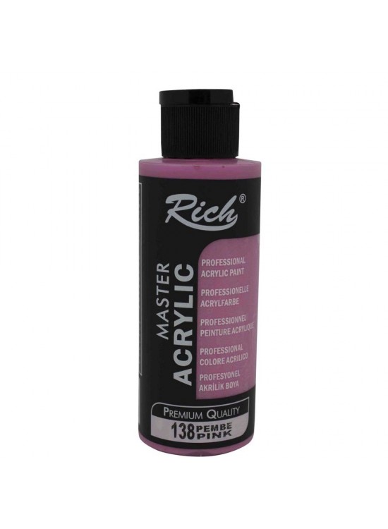 Rich Akrilik Boya Master 120 CC Pembe 120-138
