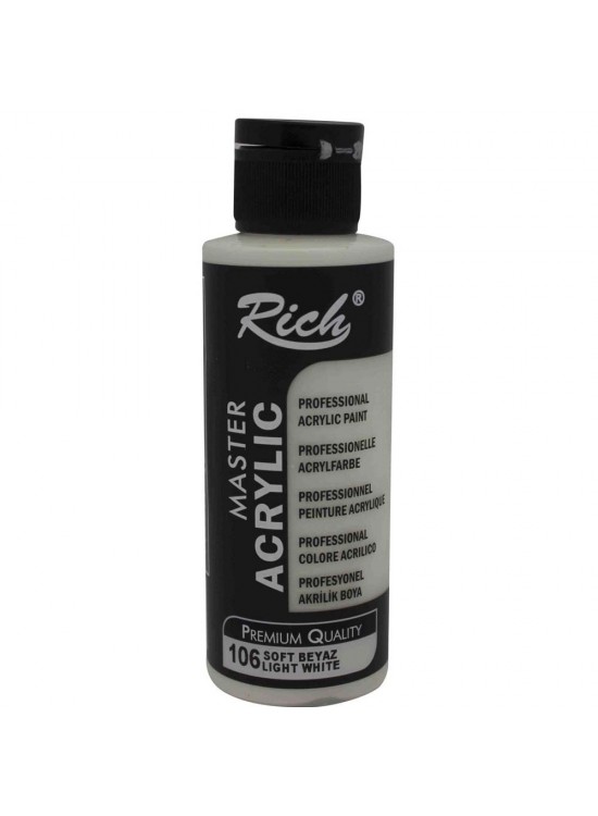 Rich Akrilik Boya Master 120 CC Soft Beyaz 120-106