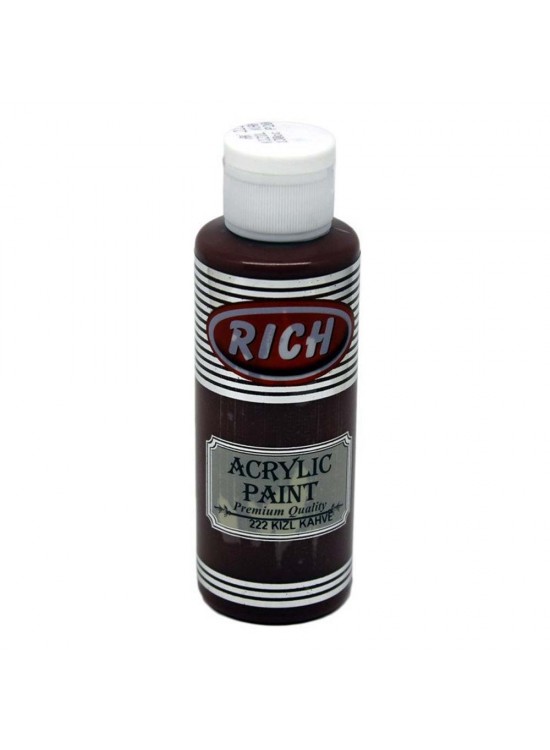 Rich Akrilik Boya Master 130 CC Kızıl Kahve AK-222