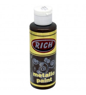 Rich Akrilik Boya Metalik 120 CC Antik Kahve 0864