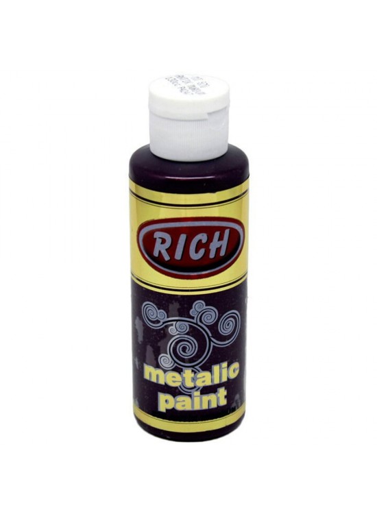 Rich Akrilik Boya Metalik 120 CC Antik Mürdüm 0870