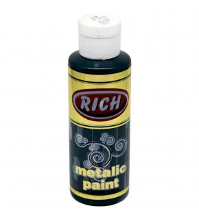 Rich Akrilik Boya Metalik 120 CC Antik Yeşil 0866