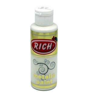 Rich Akrilik Boya Metalik 120 CC Beyaz 0731