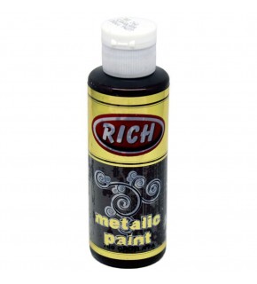 Rich Akrilik Boya Metalik 120 CC Çikolata 0760