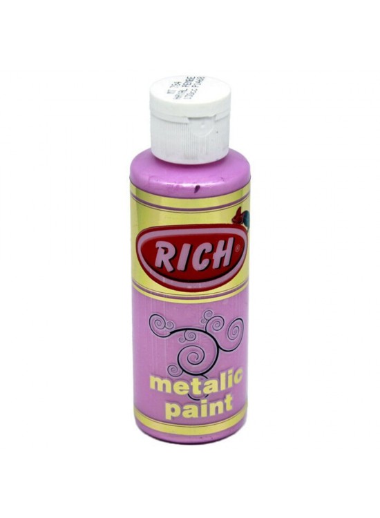 Rich Akrilik Boya Metalik 120 CC Hayal Pembe 0784